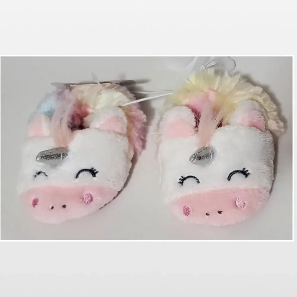 New Sleepy Time Slippers Kid Baby Unicorn Shoes NWT